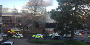 Apartment Fire Forces Evacuation of Trans-European Division Staff and Others