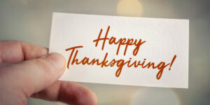 An Unforgettable Thanksgiving
